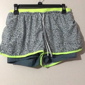 Nike DRI-FIT shorts with attached Nike Pros